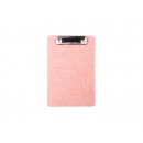 PU Leather Clipboard withMetal Clip(Pink, A5 size)   (10/Pack)
