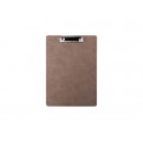 PU Leather Clipboard withMetal Clip(Gray, A4 size)   (10/Pack)