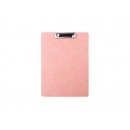 PU Leather Clipboard withMetal Clip(Pink, A4 size)   (10/Pack)