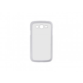 Samsung J3 W/Insert Cover(Plastic,White) (10/pack)