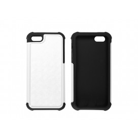 2 in 1 iPhone 5/5S/SE Cover (Rubber,White) (10/pack)