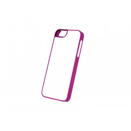 iPhone 5/5S/SE Cover (Plastic,Purple Red) (10/pack)
