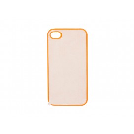 iPhone 4/4S Cover (Plastic,Orange) (10/pack)
