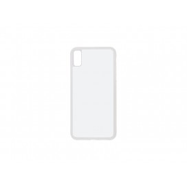 iPhone XR Cover w/ insert (Rubber, White)(10/pack)