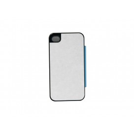 iPhone4/4s Foldable Case  ( Leather, Blue )(10/pack)