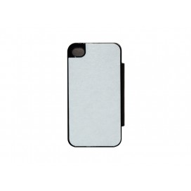iPhone4/4s Foldable Case ( Leather, Black )(10/pack)