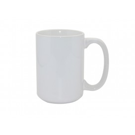 15oz White Coated Mug (JS) Dishwasher safe(36/pack)