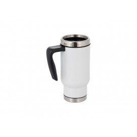 17oz Travel Mug w/ Plastic Insert(White) (24/case)