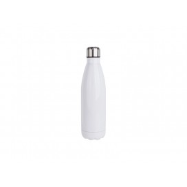 25oz/750ml Stainless Steel Cola Bottle (White) (25/Pack)