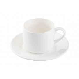 6oz Bone China Coffee Mug w/ Saucer (36/case)