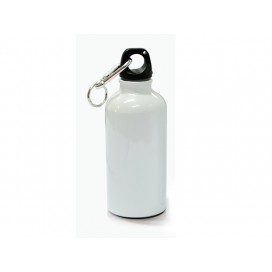 500ml White Aluminium Water Bottle (60/case)