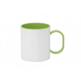 11oz Sublimation Polymer Inner Rim Color Mug, Light Green(48/pack)