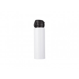 500ml/17oz Pop Lid Stainless Steel Bottle (White) (20/carton)