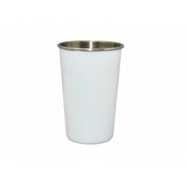 18oz Stainless Steel Mug (White) (10/pack)