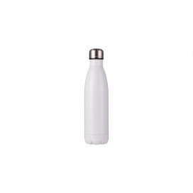 17oz Stainless Steel Coka Shaped Bottle(White) (10/case)