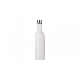 25oz/750ml Stainless Steel Wine Bottle (White) (20/carton)