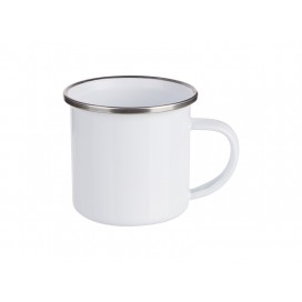 6oz Enamel White Enamel Mug  (48/carton)