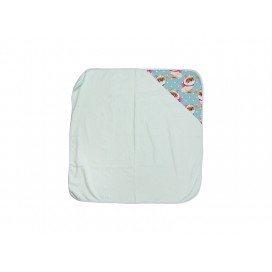 Sublimation Baby Hooded Towel (80*80, Light Green) (10/pack)