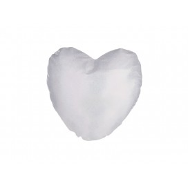 Glitter Heart Shape Pillow Cover(40*40cm,White) (10/pack)