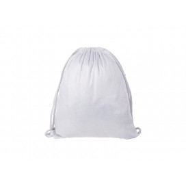 Glitter Drawstring Backpack (White) (10/pack)