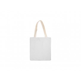 Blended Plush Tote Bag(White w/ White,34*37cm) (10/pack)
