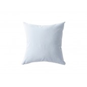 Polyester Pillow Cover with Colored Cotton Back (40*40cm/15.7" x 15.7", Light Blue)(10/pack)