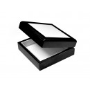 Jewelry Box w/ Ceramic tile(4"x4",Black)(10/pack) 