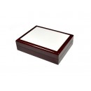 Jewelry Box without Ceramic Tile (6*8, Maroon) (10/pack)