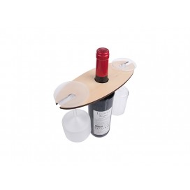 Plywood Wine Holder(Oval) (10pcs/ctn)