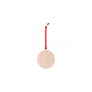 Plywood Christmas Ornament (Ball)(10pcs/ctn)