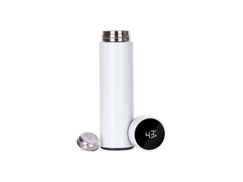 Limited Edition Digital Temperature Stainless Steel LV White Tumbler